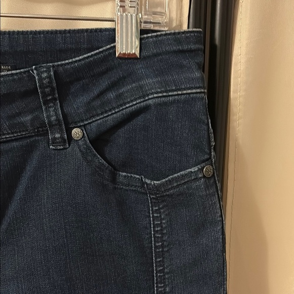 Prana Blue Cropped Ankle Jeans Modern Style - Picture 3 of 6